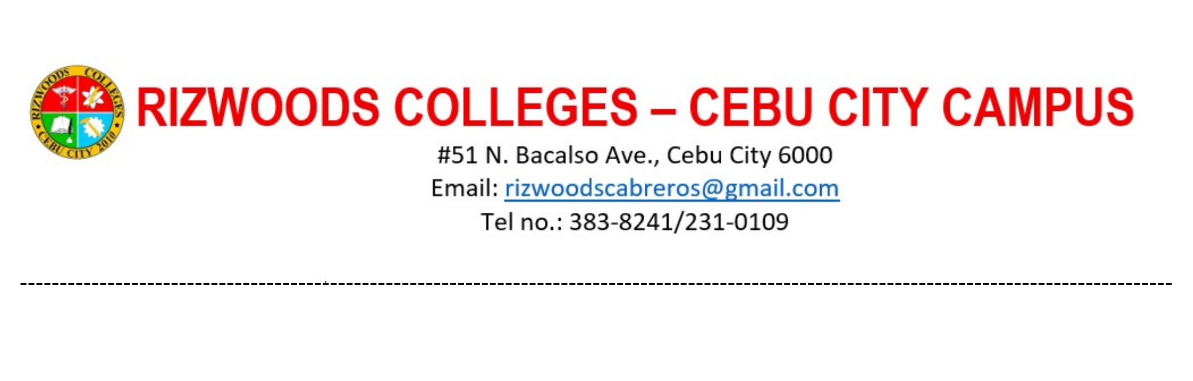School Letterhead